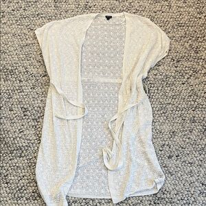 Torrid Ivory Open-Front Cardigan size 1/2